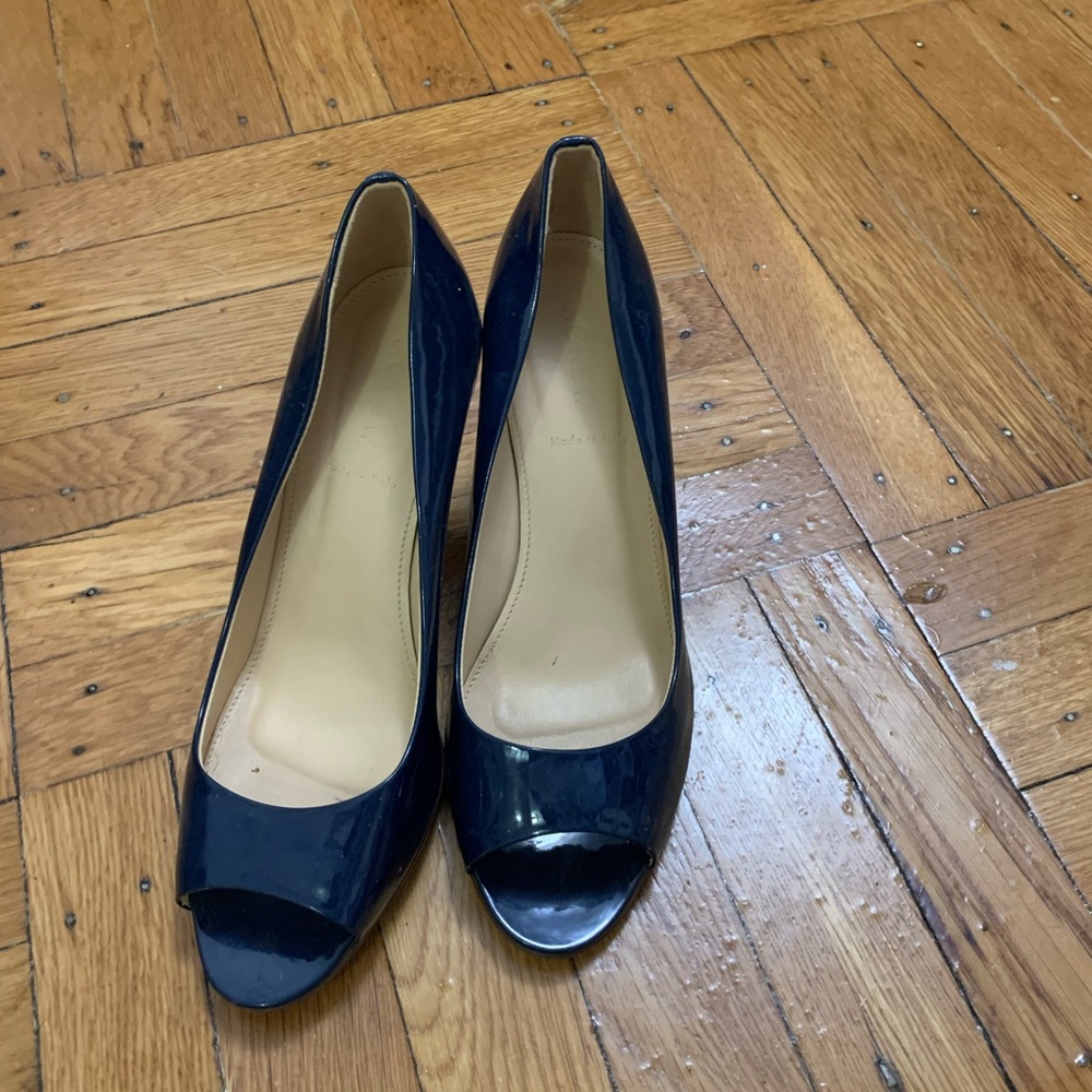J. Crew peep toe heels